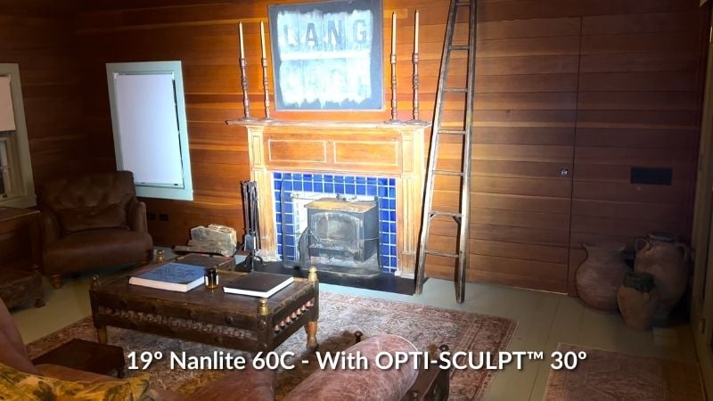 19° Nanlite 60C – With OPTI-SCULPT 30° light shaping lens